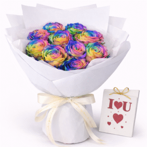 Rainbow Roses -preorder only